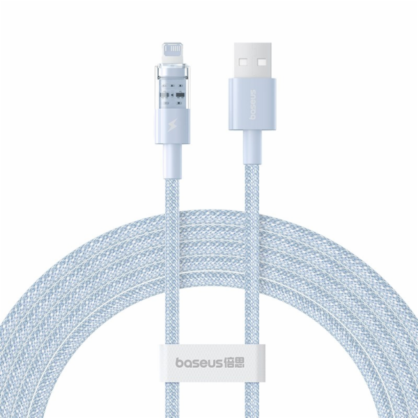Baseus Gem Rychlonabíjecí kabel USB na IP 2,4A 2 m Modrá