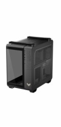 ASUS case TUF GAMING GT502 HORIZON, Mid Tower, průhledná bočnice, 4x 120mm ARGB Fan, černá