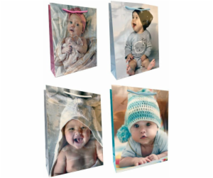 JU-PITER Bobas laminovaná dárková taška 128g 006M 28x34x9...