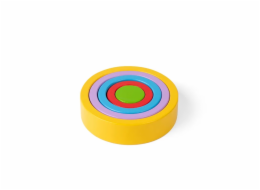 Bigjigs Toys Skládací květinová věž