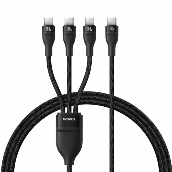 Baseus Flash Series Rychlonabíjecí kabel typu C na C+C+C ...