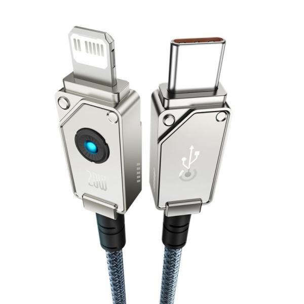 Baseus Unbreakable Kabel USB C na iP 2 m 20 W černý