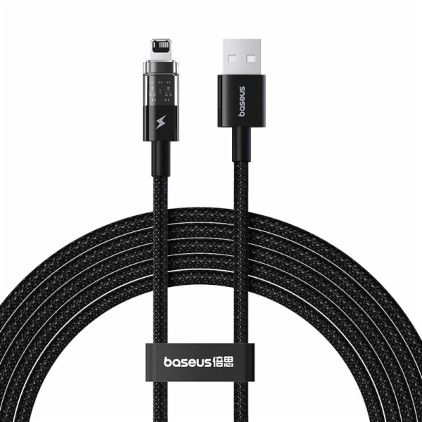Baseus Gem Rychlonabíjecí kabel USB na IP 2,4A 2 m černý