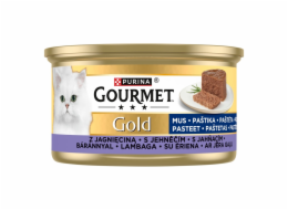 PURINA Gourmet Gold Mousse with lamb - mokré krmivo pro kočky - 85g