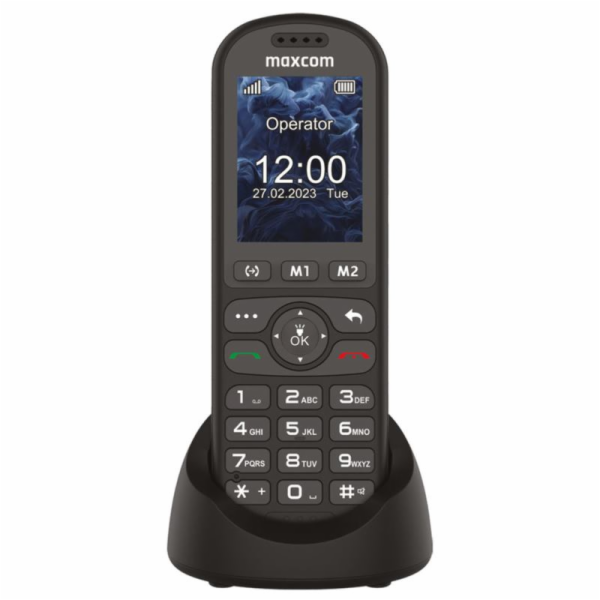 MAXCOM Telefón COMFORT MM39D SE, čierny