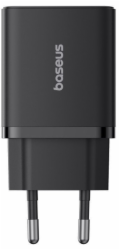 Baseus P10111404113-00 Cube USB-C / USB-A 30W síťová nabíječka Černá