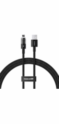 Baseus Gem Rychlonabíjecí kabel USB na IP 2,4A 1 m černý