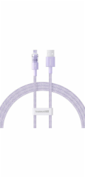 Baseus Gem Rychlonabíjecí kabel USB na IP 2,4A 1 m Fialová