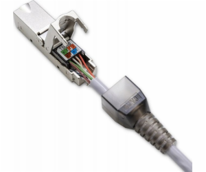 Qoltec STP beznástrojová zástrčka RJ45 | CAT6 | JACKPIN |...