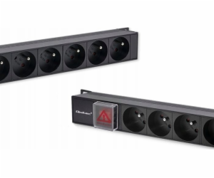 Qoltec PDU napájecí lišta pro RACK | 16A | 16xFRANCOUZSKA...