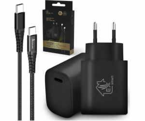 Extralink Sada Smart Life USB Type-C to Type-C, 200 cm, č...