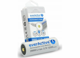 everActive  26650 3,7V Li-ion baterie 5200 mAh micro USB