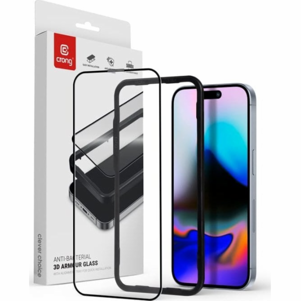 CRONG Antibakteriální 3D Armor Glass – temperované 9H Ful...