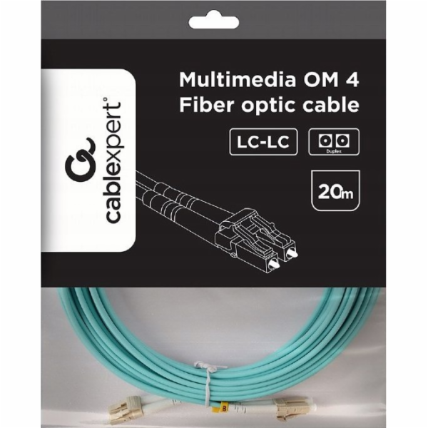 Gembird Multimode duplexní optický kabel OM4 50/125,LC/LC...
