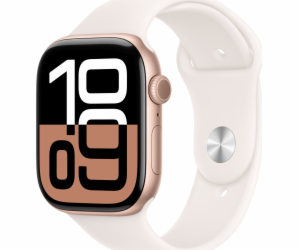 Apple Watch Series 10 GPS, 42mm růžové zlaté hliníkové po...