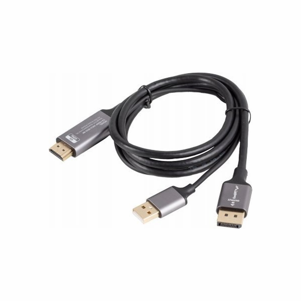 Lanberg Kabel HDMI(M)-Displayport(M) 1M 4K Černý