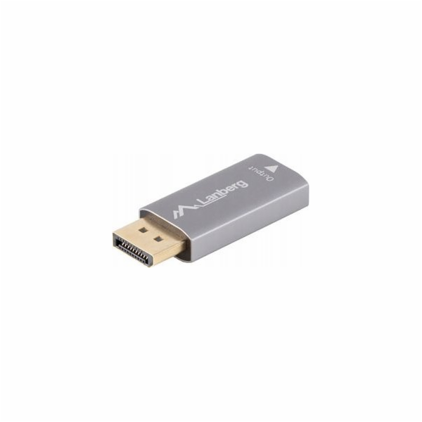 Lanberg Displayport(M)-HDMI(F)4K stříbrný adaptér