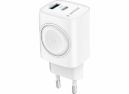 Gembird USB-A USB-C 20W nabíječka PowerDelivery Quick Charge 3.0, bílá