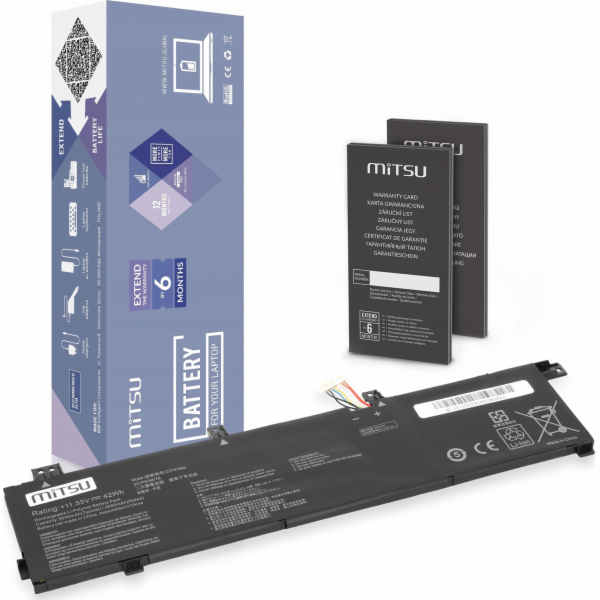 Mitsu C31N1843 Baterie pro Asus VivoBook S432F S432FA S43...