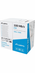 Lanberg FTP LAN kabel 100MB/S CCA drát 100M šedý