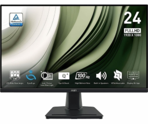 MSI Monitor 23,8" PRO MP245G LED/FHD/plochý/100Hz/černý