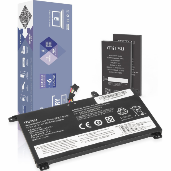 Mitsu Baterie 01AV493 pro Lenovo ThinkPad T570 T580 P51S ...