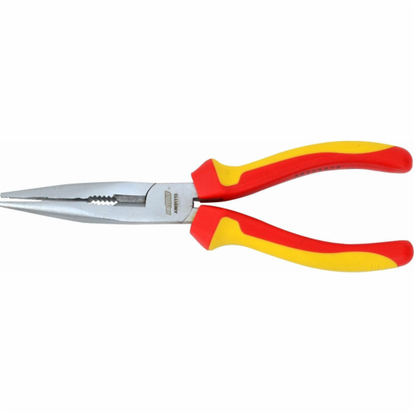 AWTools VDE KLEŠTĚ PŘÍMÉ DLOUHÉ NOSNÍ 180mm