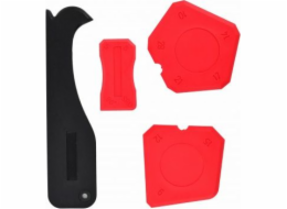 AWTools silikonové špachtle s řezačkou 4 kusy (AW27701)
