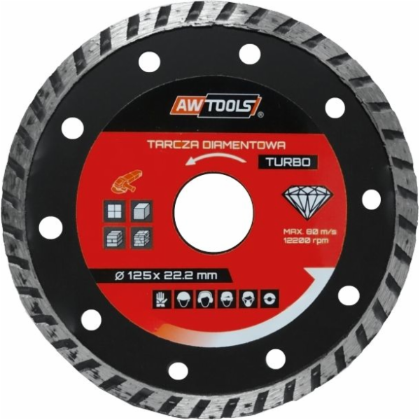 AWTools Turbo Diamond Disc 125 x 22,2 mm (AW47125)