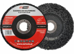 AWTools brusný kotouč čistící rouno 125x22,22mm (AW56201)