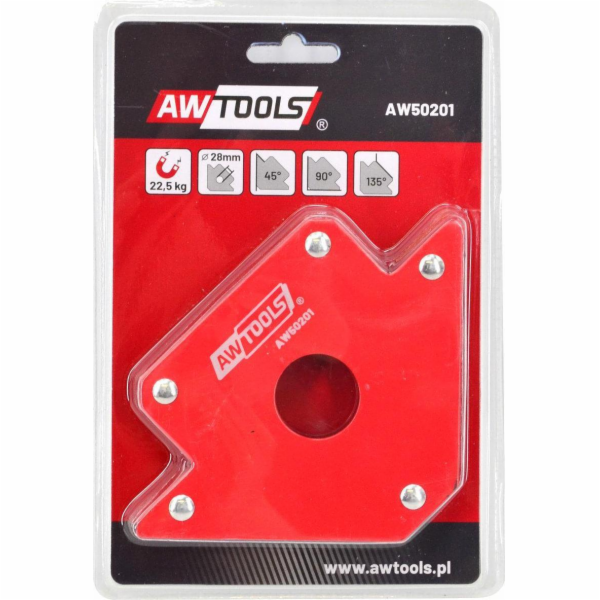 AWTools MAGNETICKÝ ÚHEL SVAŘOVÁNÍ 22,5KG.102x155x17 AW50201