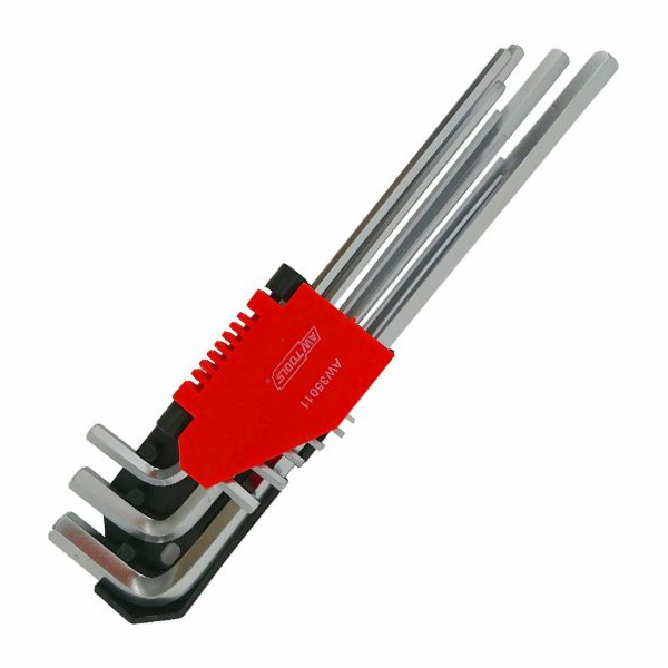 AWTools imbusové klíče 9 kusů, dlouhé (AW35011)