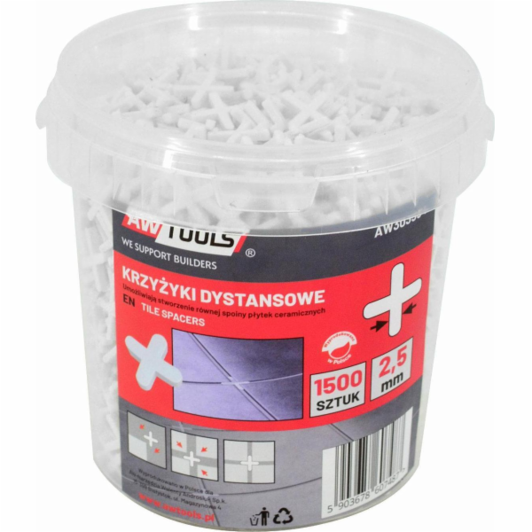 AWTools ROZPĚRKY 1,0mm / 1800ks. KYBEL AW303551