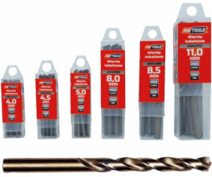 AWTools kov kobaltový válcový vrták 3,5mm 10ks. (AW42035)
