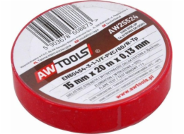 AWTools IZOLAČNÍ PÁSKA 19mm x 20m ČERVENÁ