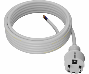 AWTools KABEL SE ZÁSTRČKOU 2m 3x1,0 BÍLÁ H05VV-F