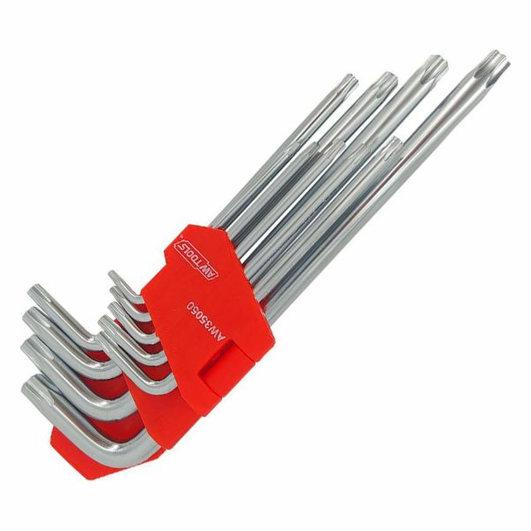 AWTools Torx klíče dlouhé 9 kusů (AW35050)