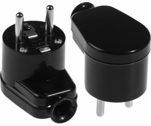 AWTools ANGLE PLUG 10ks. ČERNÁ WT-16.