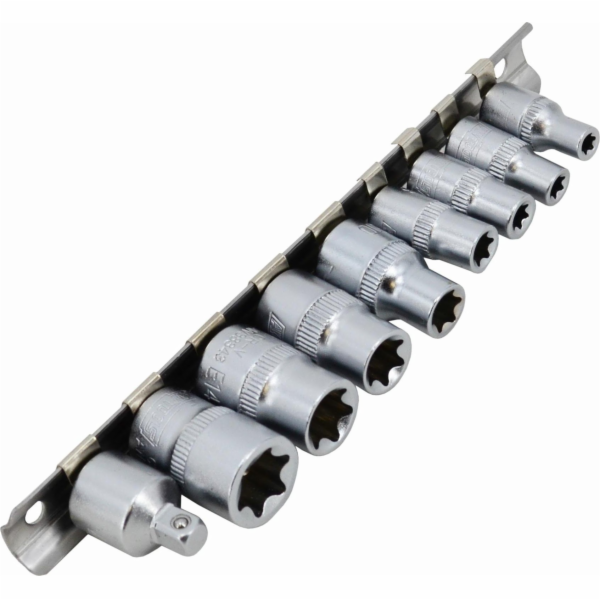 AWTools SADA ZÁSUVEK TORX 1/4 3/8 E5-E16 - 9 KUS