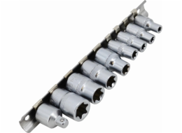 AWTools SADA ZÁSUVEK TORX 1/4 3/8 E5-E16 - 9 KUS