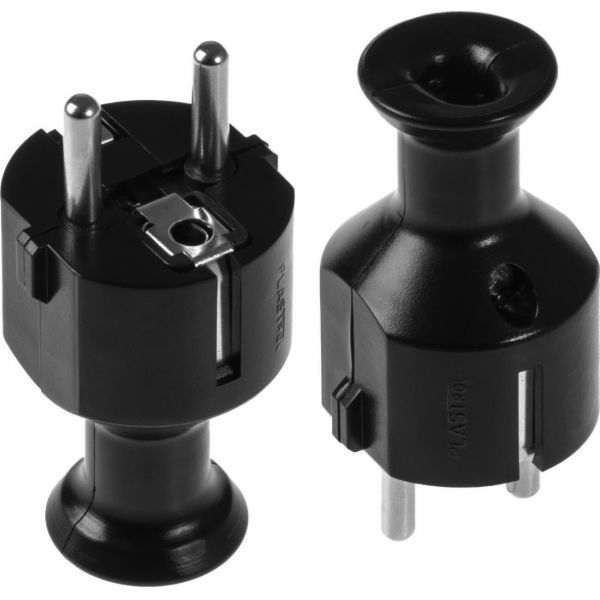 AWTools ANGLE PLUG WT-40 ČERNÁ 10ks.