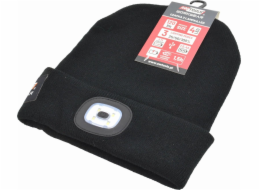AWTools KLOBOUK S LED LAMPOU 120lm ČERNÁ