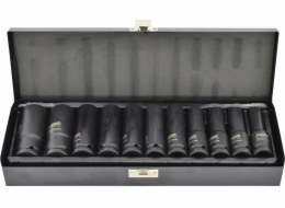 AWTools NÁRAZOVÁ ZÁSUVKA SET 1/2 11 ks. 10-24mm BLACK LINE