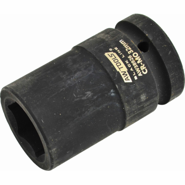 AWTools HEXAGON RÁZOVÁ ZÁSUVKA 1 DLOUHÁ 30mm ČERNÁ ŘADA