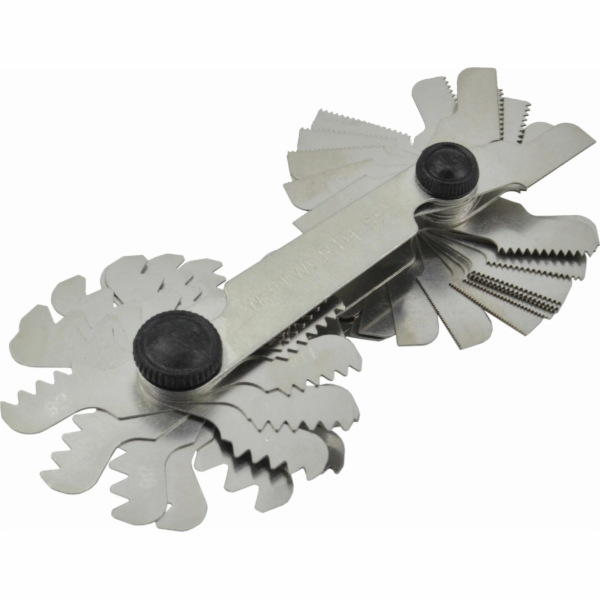 AWTools METRICKÝ ZÁVIT HŘEBENOVÝ ROZMĚR 60° 0,25-6,0 mm A...