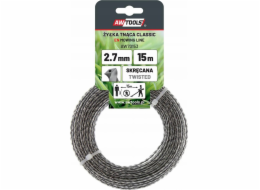AWTools KLASICKÁ ŘEZNÁ LINKA 3,0x15m/TWISTED