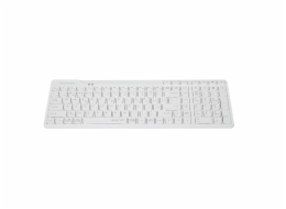 A4tech FStyler FBK27C AS, bezdrátová Dual mode Bluetooth+2,4G klávesnice, CZ, bílá