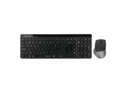 A4tech FG2400 Air2, bezdrátový kancelářský set klávesnice s myší, CZ, černá