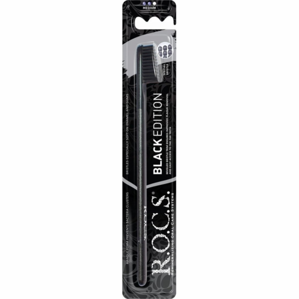 ROCS ROCS.BLACK STŘEDNÍ ZUBNÍ KARTÁČEK