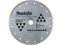 Makita MAKITA DIAMANTOVÁ ČEPEL 230x22,23mm TURBO (SUCHÁ) ŽULA